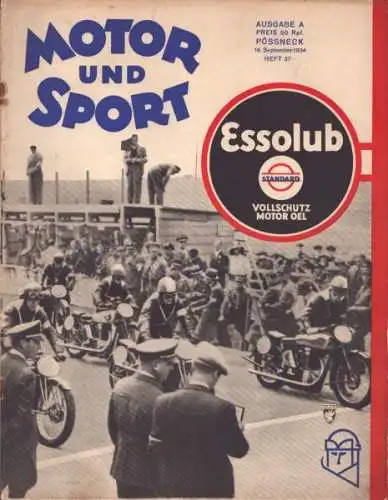 Motor & Sport 1934 Heft 37