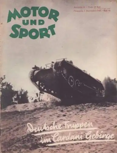 Motor & Sport 1939 Heft 45