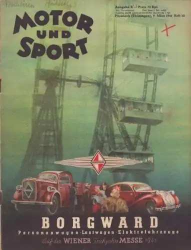 Motor & Sport 1941 Heft 10