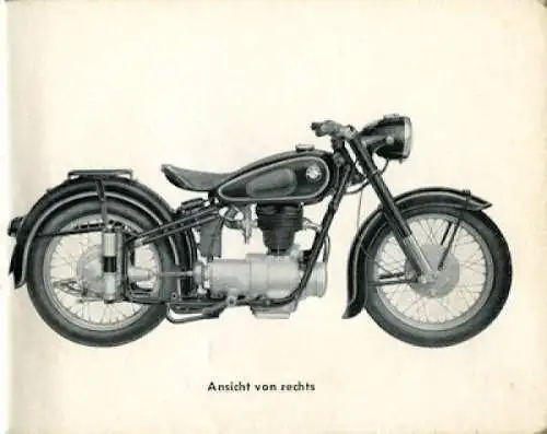 BMW R 25/3 Bedienungsanleitung 3.1955