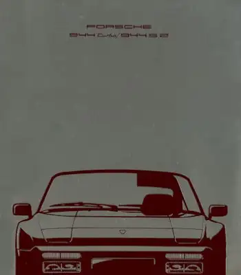 Porsche 944 Turbo / S2 Prospekt 8.1989