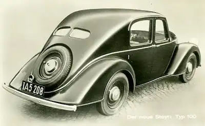 Steyr 100 original Werksfoto ca. 1935