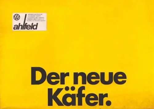 VW Käfer 1200 / 1303 Prospekt 1.1975