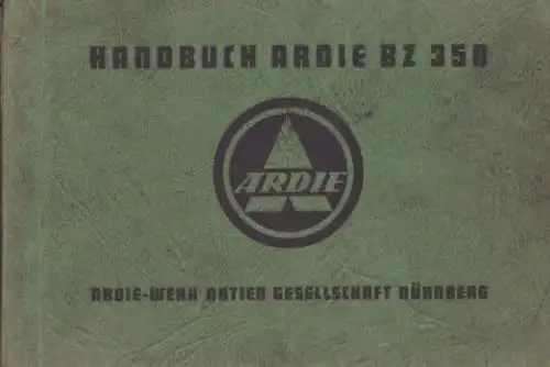 Ardie BZ 350 Bedienungsanleitung 2.1955