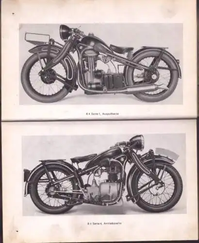 BMW R 2 / R 4 Serien 1-4 Ersatzteilliste 1.1938