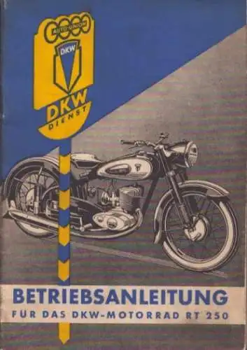 DKW RT 250 Bedienungsanleitung 10.1953