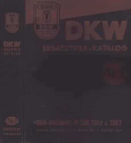 DKW RT 200 / 200H / 200/2 Ersatzteilliste Nr. 78/2 ca. 1955