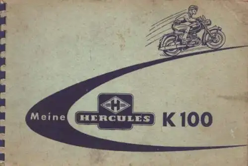 Hercules K 100 Bedienungsanleitung ca. 1960