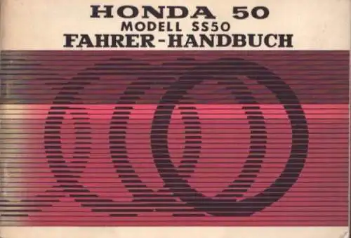 Honda SS 50 Bedienungsanleitung 1966