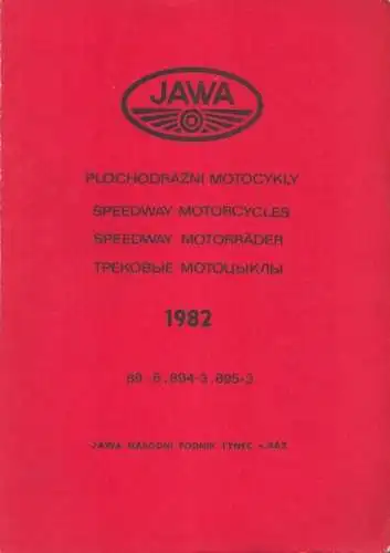 Jawa Speedway Motorräder 1982