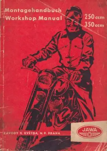 Jawa 250 / 350 ccm Reparaturanleitung 1959