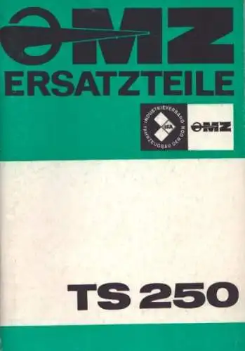 MZ TS 250 Ersatzteilliste 1976