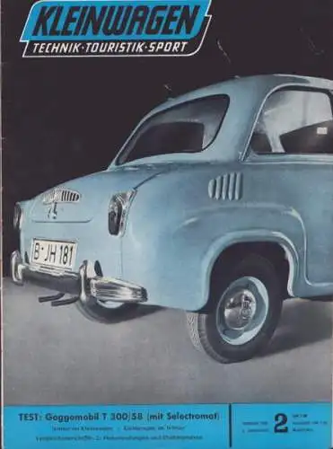 Kleinwagen 1958 Heft 2
