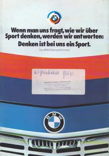 BMW Motorsport Konzept 1976