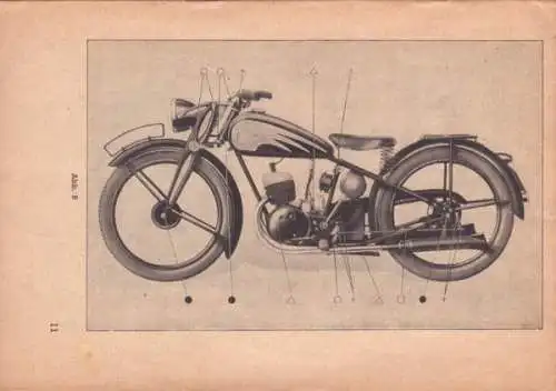 Triumph B 125 Bedienungsanleitung 1939