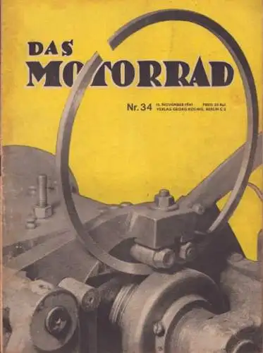 Das Motorrad 1941 Heft 34