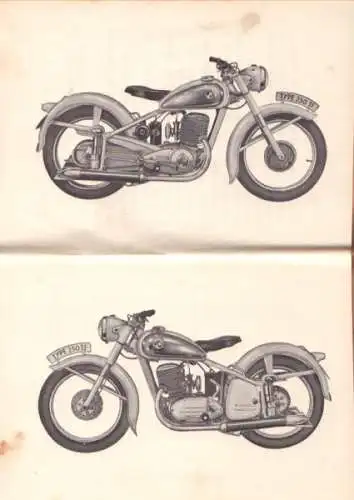 Puch Typ 250 TF Bedienungsanleitung 4.1950