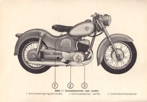 Puch Typ 125 / 175 SV(S) Reparaturanleitung 1955