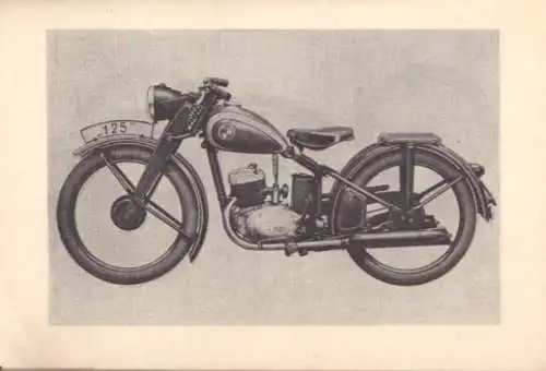 Puch Typ 125 Touren Bedienungsanleitung 8.1948