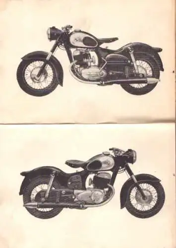 Puch 250 SG Bedienungsanleitung 1955