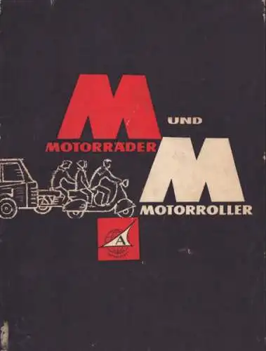 Russische Motorräder Katalog ca. 1960