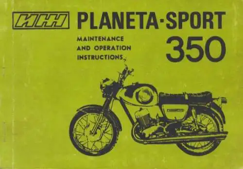 IZH Planeta Sport 350 Bedienungsanleitung 1973