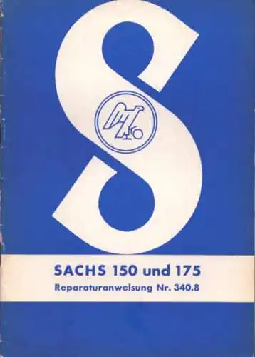 Sachs 150 175 Reparaturanleitung ca. 1960