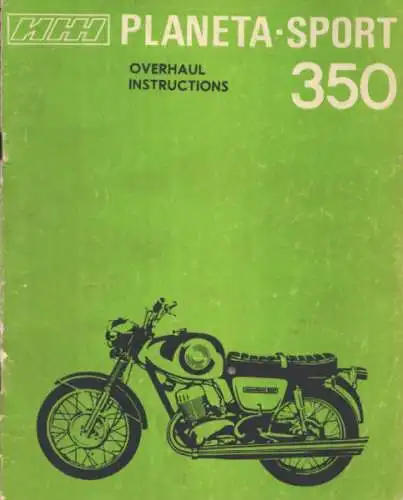 IZH Planeta Sport 350 Reparaturanleitung ca. 1973