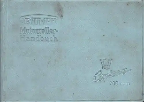 Triumph Contessa Bedienungsanleitung 1.1956