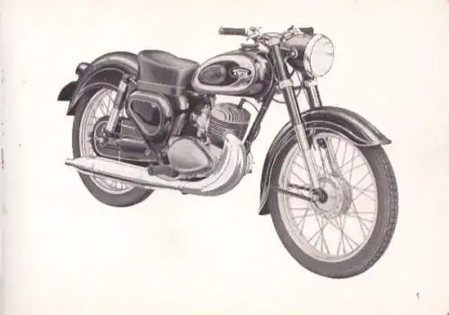 Triumph Cornet 200 Bedienungsanleitung 7.1953
