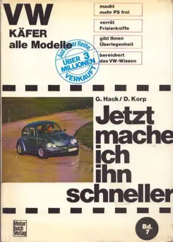 VW Käfer Reparaturanleitung Hack/Korp Bd.7 ca. 1970