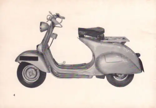 Vespa Douglas 125 ccm Bedienungsanleitung 11.1958