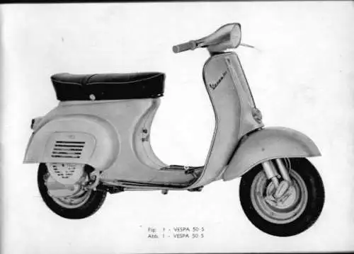 Vespa 50 S Bedienungsanleitung ca. 1964