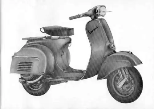 Vespa 125 / 150 Sprint Bedienungsanleitung ca. 1969