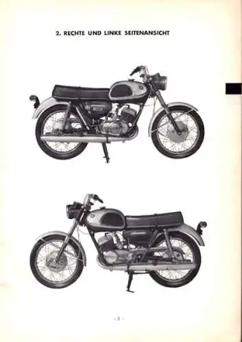 Suzuki Super Sport 250 Modell T 20 Reparaturanleitung 9.1967