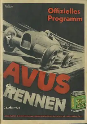Programm AVUS 26.5.1935