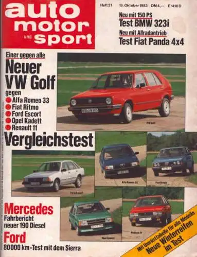 Auto, Motor & Sport 1983 Heft 21