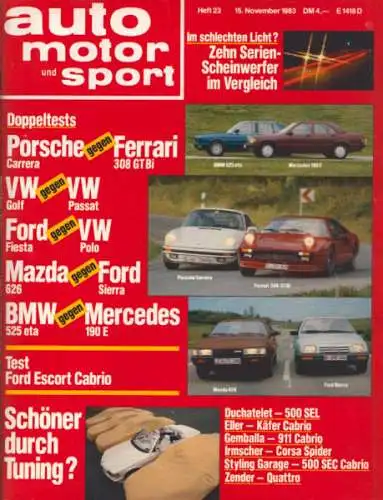Auto, Motor & Sport 1983 Heft 23