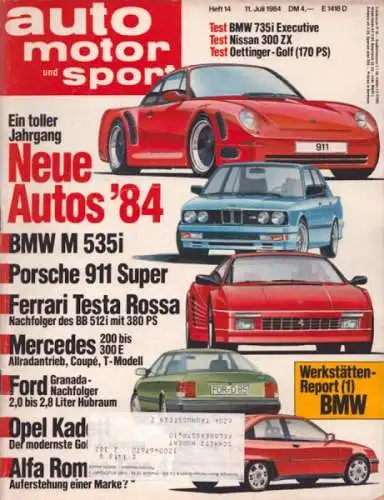 Auto, Motor & Sport 1984 Heft 14