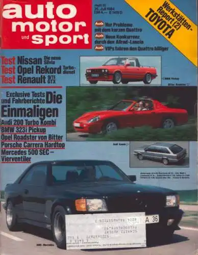 Auto, Motor & Sport 1984 Heft 15