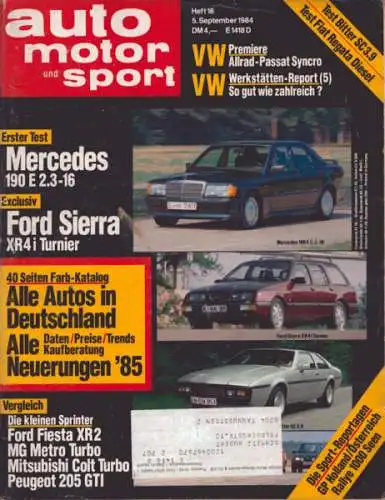 Auto, Motor & Sport 1984 Heft 18