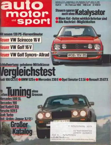 Auto, Motor & Sport 1985 Heft 4
