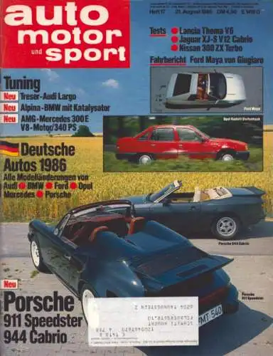Auto, Motor & Sport 1985 Heft 17