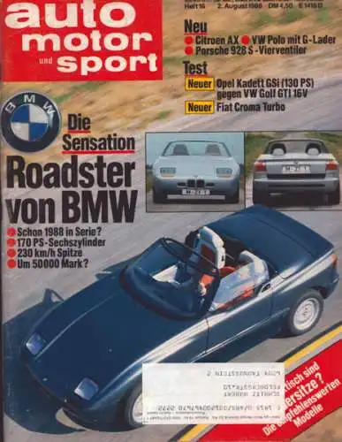 Auto, Motor & Sport 1986 Heft 16