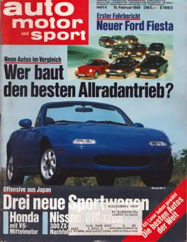 Auto, Motor & Sport 1989 Heft 4