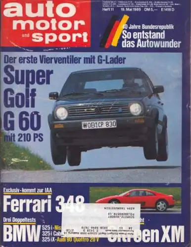 Auto, Motor & Sport 1989 Heft 11