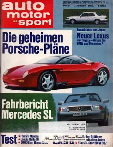 Auto, Motor & Sport 1989 Heft 12