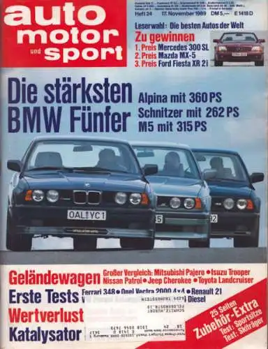 Auto, Motor & Sport 1989 Heft 24