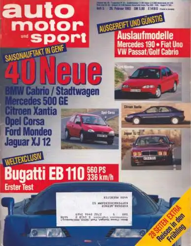 Auto, Motor & Sport 1993 Heft 5
