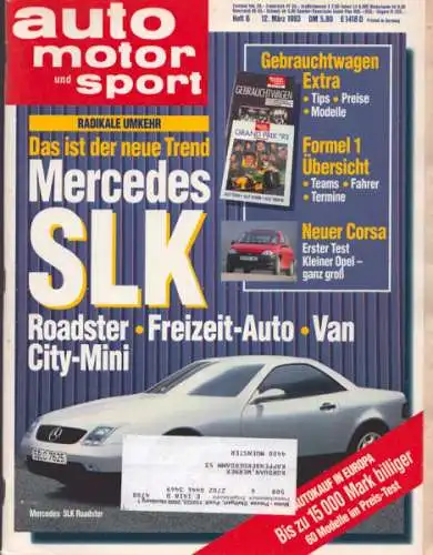 Auto, Motor & Sport 1993 Heft 6